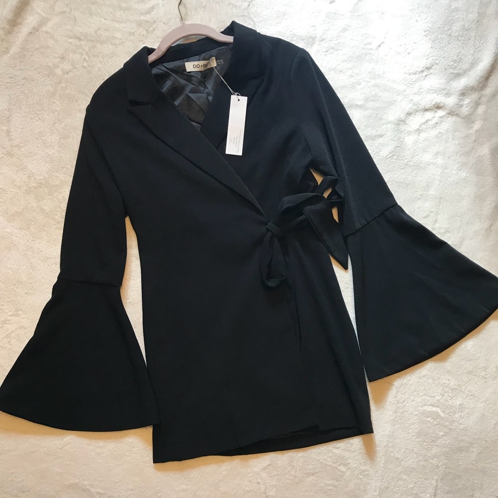 NWT VICI Valor Blazer Pocketed Wrap Dress